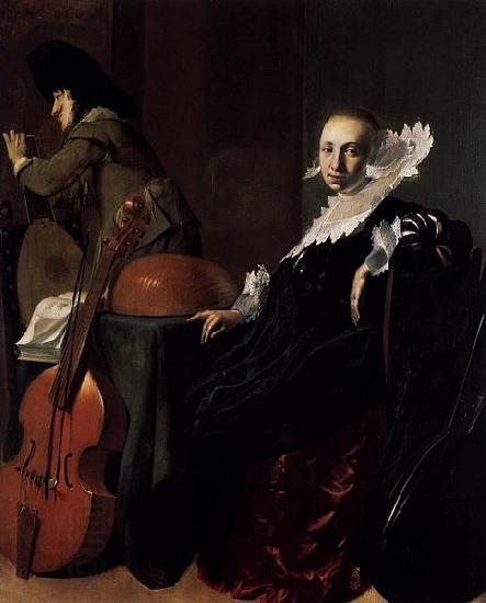 Willem Cornelisz. Duyster Music-Making Couple oil painting picture